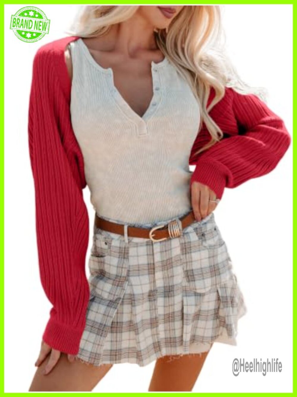 Women's Ribbed Knit Shrug Cardigan Long Sleeve Cropped Bolero Sweater